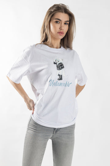 T-Shirt Collaboration Woefie-Art - White Wolves