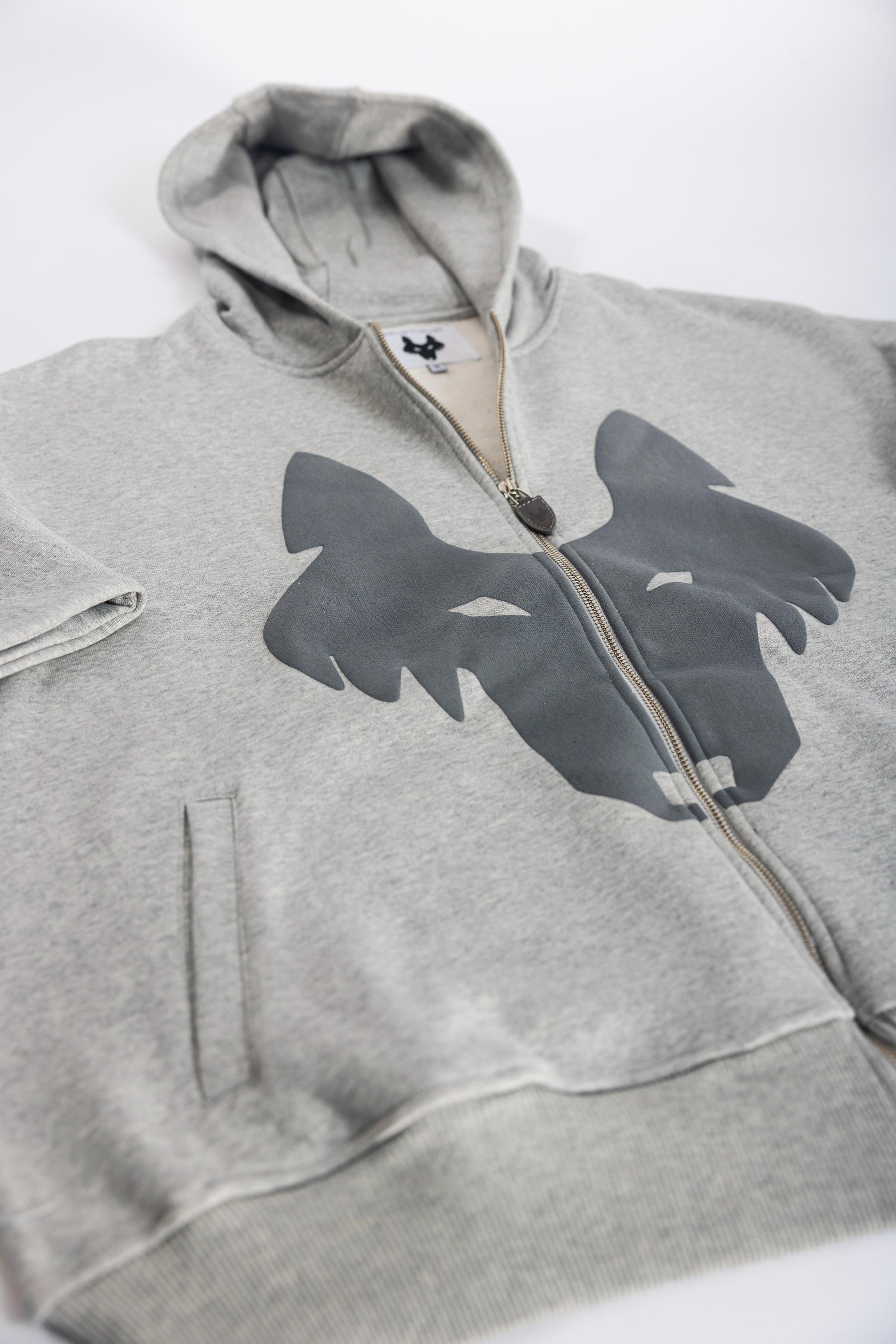 Oversized Jogging Set Vest & Pants  For Men - White Wolves