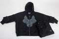 Oversized Jogging Set  For Men Jacket + Pants color black - White Wolves